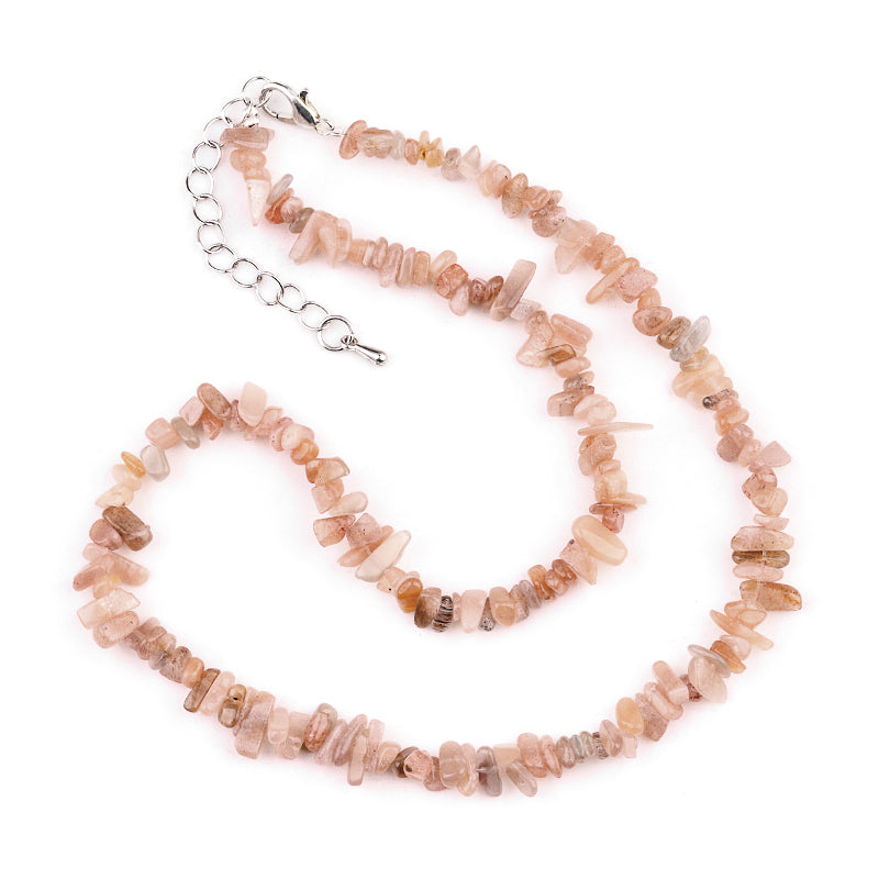 Crystal Chip Irregular Necklace