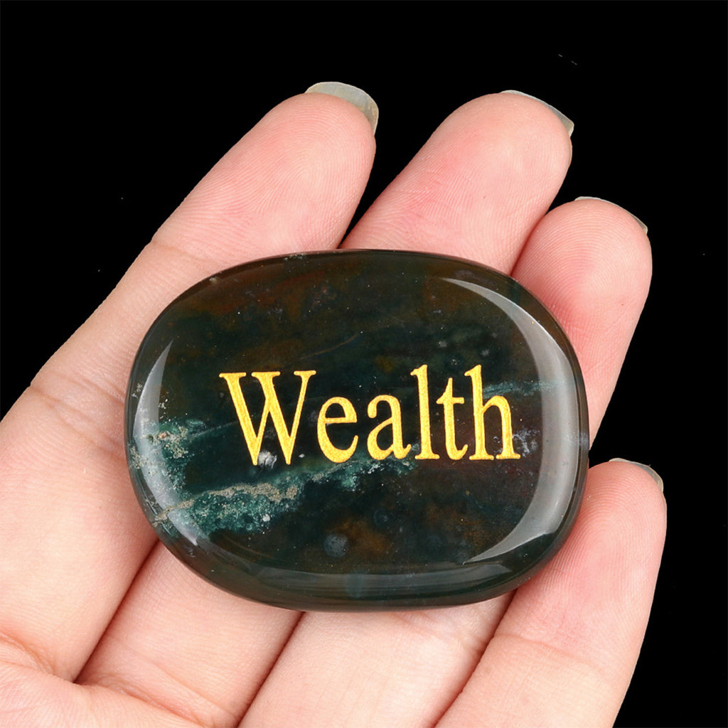 Natural Crystal  Engravings Inspirational Stones