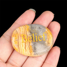 Load image into Gallery viewer, Natural Crystal  Engravings Inspirational Stones