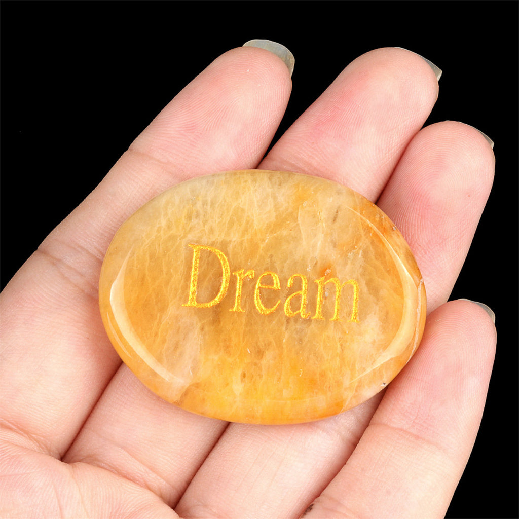 Natural Crystal  Engravings Inspirational Stones