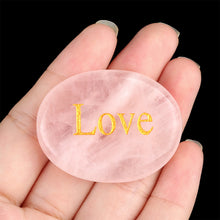 Load image into Gallery viewer, Natural Crystal  Engravings Inspirational Stones