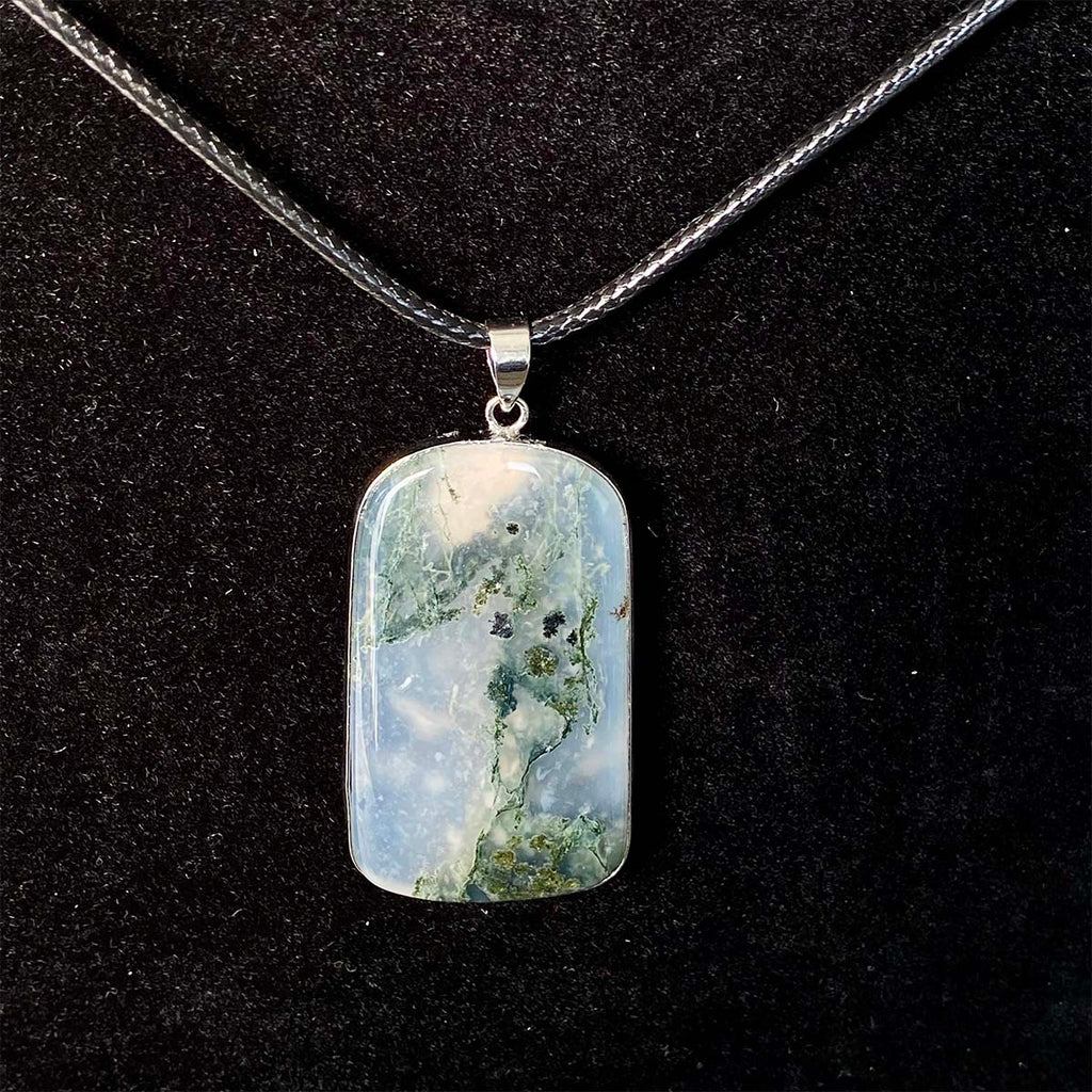 High Quality Moss Agate Pendant