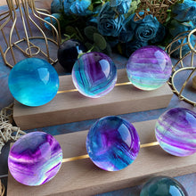 Load image into Gallery viewer, Beautiful Rainbow Fluorite Sphere