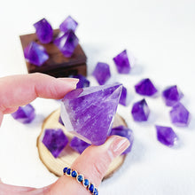 Load image into Gallery viewer, Natural Amethyst Cupcake Point Small Size Purple Crystal Tower Home Decoration