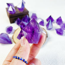 Load image into Gallery viewer, Natural Amethyst Cupcake Point Small Size Purple Crystal Tower Home Decoration