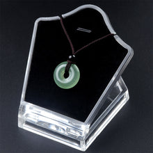 Load image into Gallery viewer, Crystal Carving Peace Buckle Donut Pendant Necklace