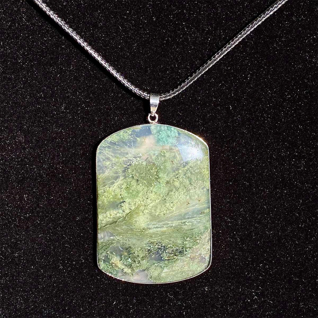 High Quality Moss Agate Pendant