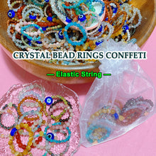 Load image into Gallery viewer, Crystal Beads Rings Conffeti [ELASTIC STRING]