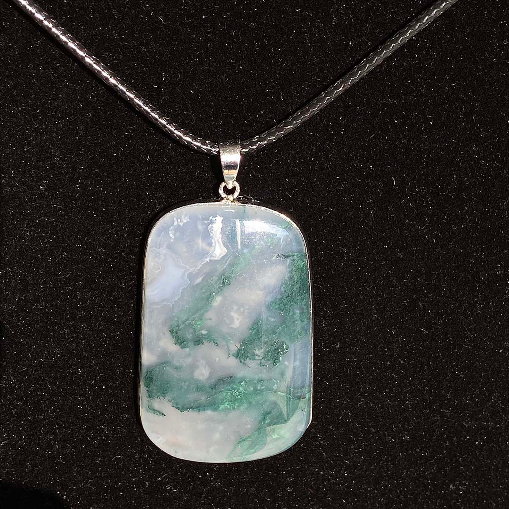 High Quality Moss Agate Pendant