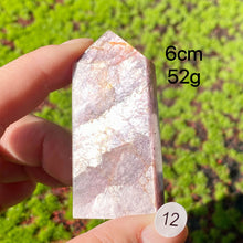 Load image into Gallery viewer, Natural Crystal Lepidolite Tower Purple Mica Point