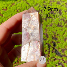 Load image into Gallery viewer, Natural Crystal Lepidolite Tower Purple Mica Point