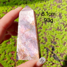 Load image into Gallery viewer, Natural Crystal Lepidolite Tower Purple Mica Point