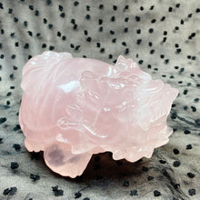 Load image into Gallery viewer, Rose Quartz Pixiu Carved Ornaments Crystal Healing Stone Crafts Handmade Home Decoration