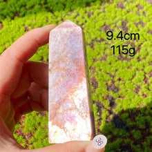 Load image into Gallery viewer, Natural Crystal Lepidolite Tower Purple Mica Point