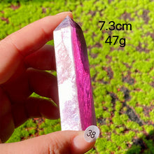 Load image into Gallery viewer, Natural Crystal Lepidolite Tower Purple Mica Point