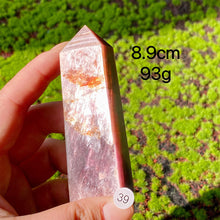 Load image into Gallery viewer, Natural Crystal Lepidolite Tower Purple Mica Point