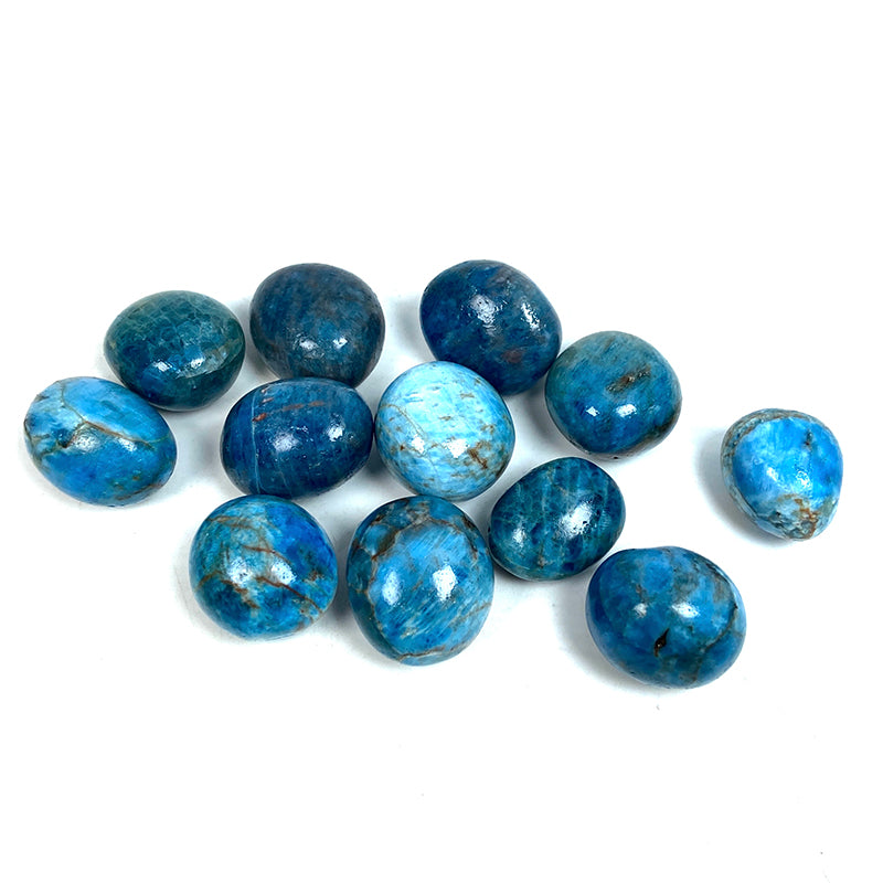 Natural Blue Apatite Tumble