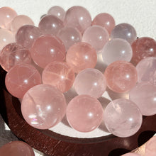 Load image into Gallery viewer, High Quality Star Rose Quartz Sphere 23-26mm