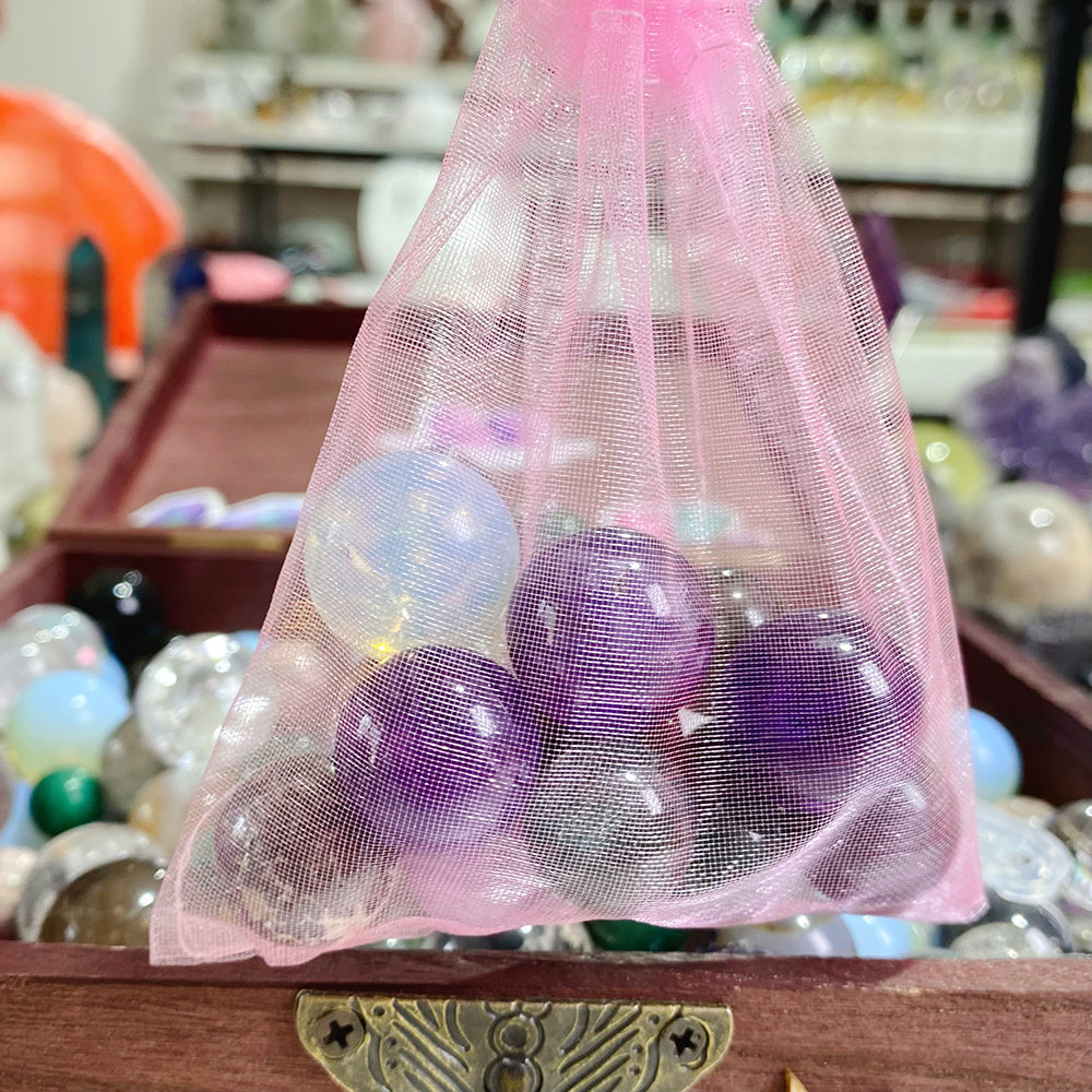 Crystals Sphere Confetti Gemstone Balls Scoop