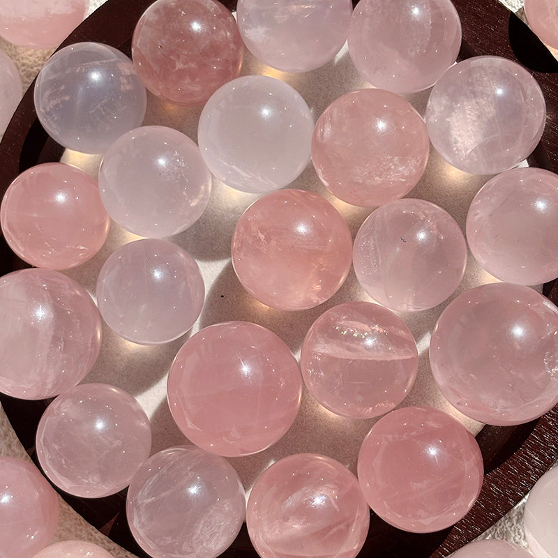 High Quality Star Rose Quartz Sphere 23-26mm