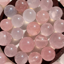 Load image into Gallery viewer, High Quality Star Rose Quartz Sphere 23-26mm