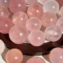 Load image into Gallery viewer, High Quality Star Rose Quartz Sphere 23-26mm