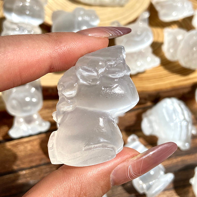 Beautiful Different Styles Selenite Carvings