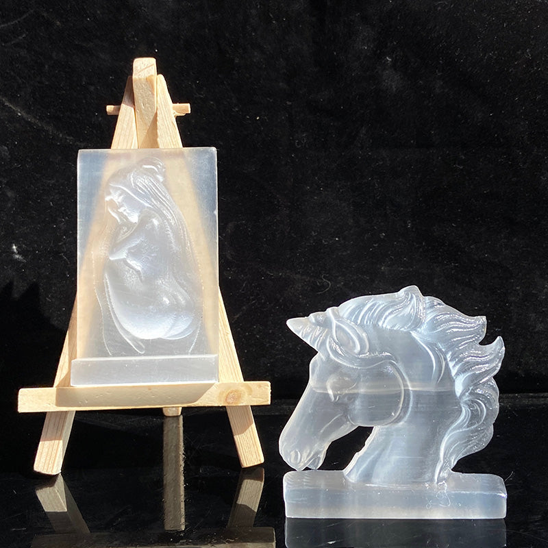 Different Styles Selenite Carvings