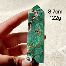 Load image into Gallery viewer, Natural Chrysocolla Crystal Tower