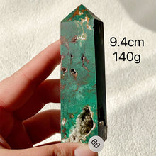 Load image into Gallery viewer, Natural Chrysocolla Crystal Tower