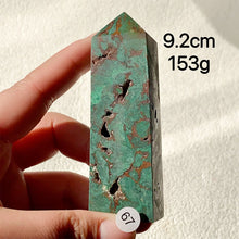 Load image into Gallery viewer, Natural Chrysocolla Crystal Tower