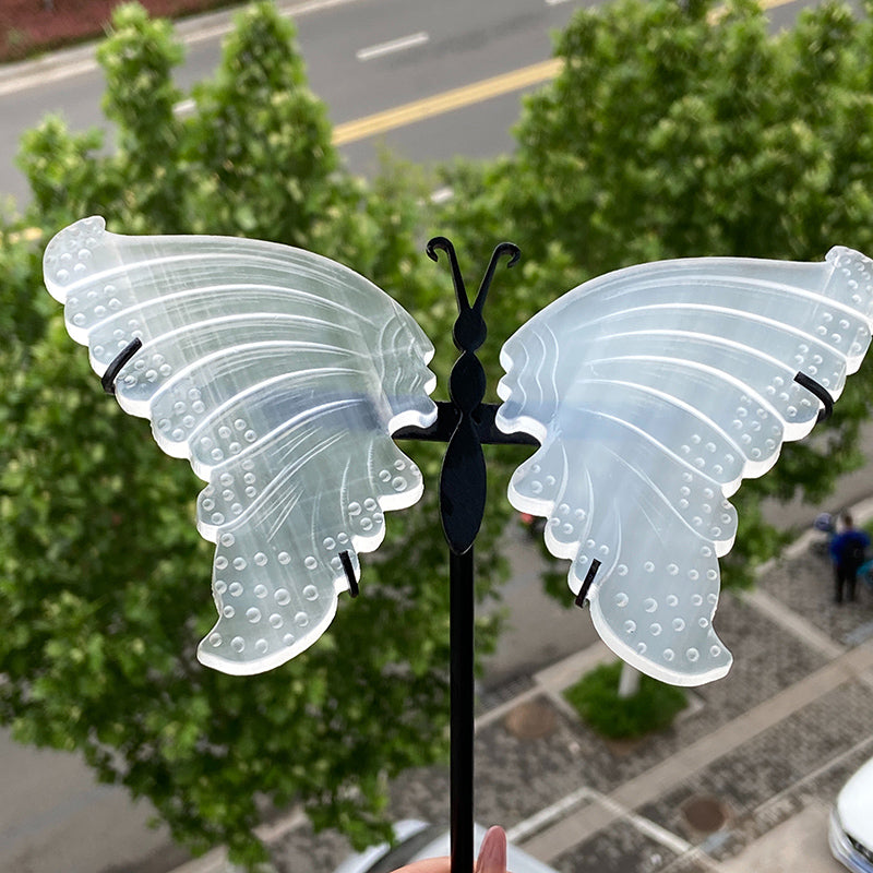 Beautiful Selenite Butterfly Wings Set