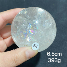 Load image into Gallery viewer, Natural Clear Quartz Rainbow Crystal Sphere