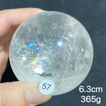 Load image into Gallery viewer, Natural Clear Quartz Rainbow Crystal Sphere