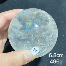 Load image into Gallery viewer, Natural Clear Quartz Rainbow Crystal Sphere