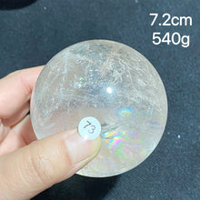 Load image into Gallery viewer, Natural Clear Quartz Rainbow Crystal Sphere