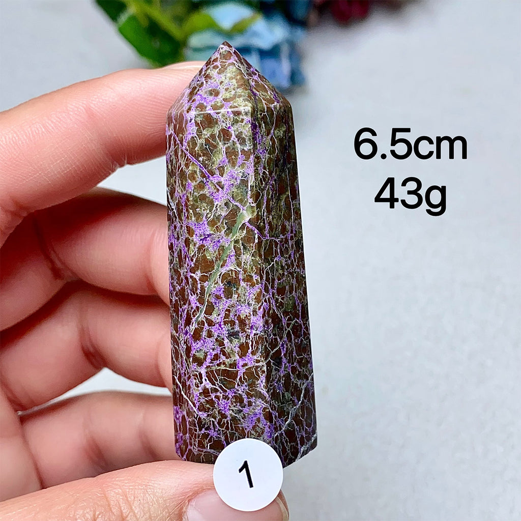 Natural Crystal Sugilite Tower