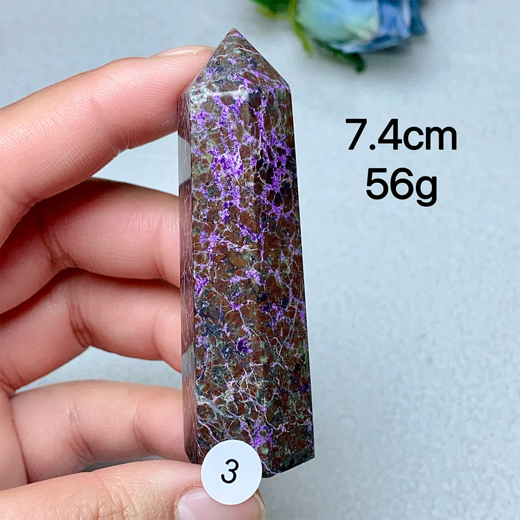 Natural Crystal Sugilite Tower