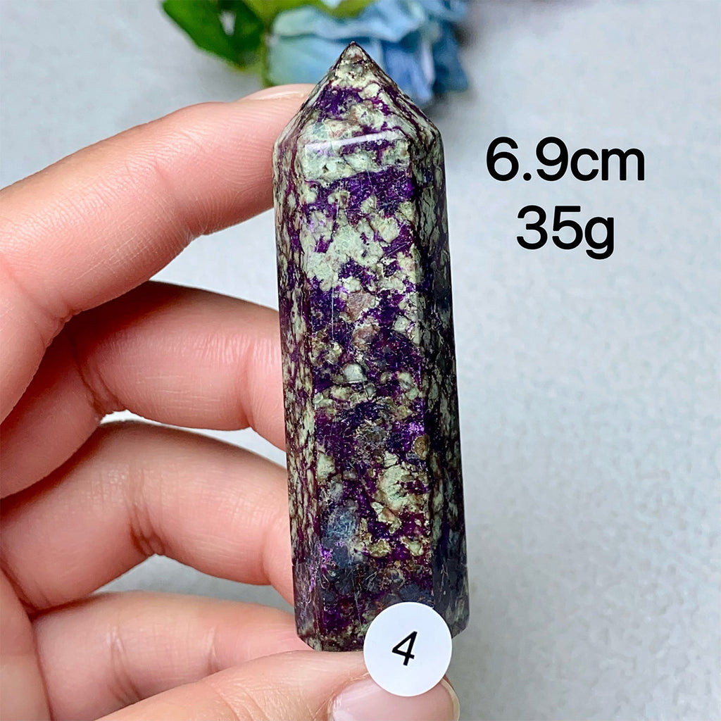 Natural Crystal Sugilite Tower