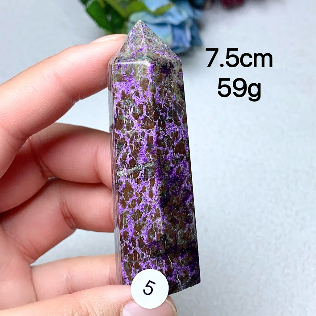 Natural Crystal Sugilite Tower