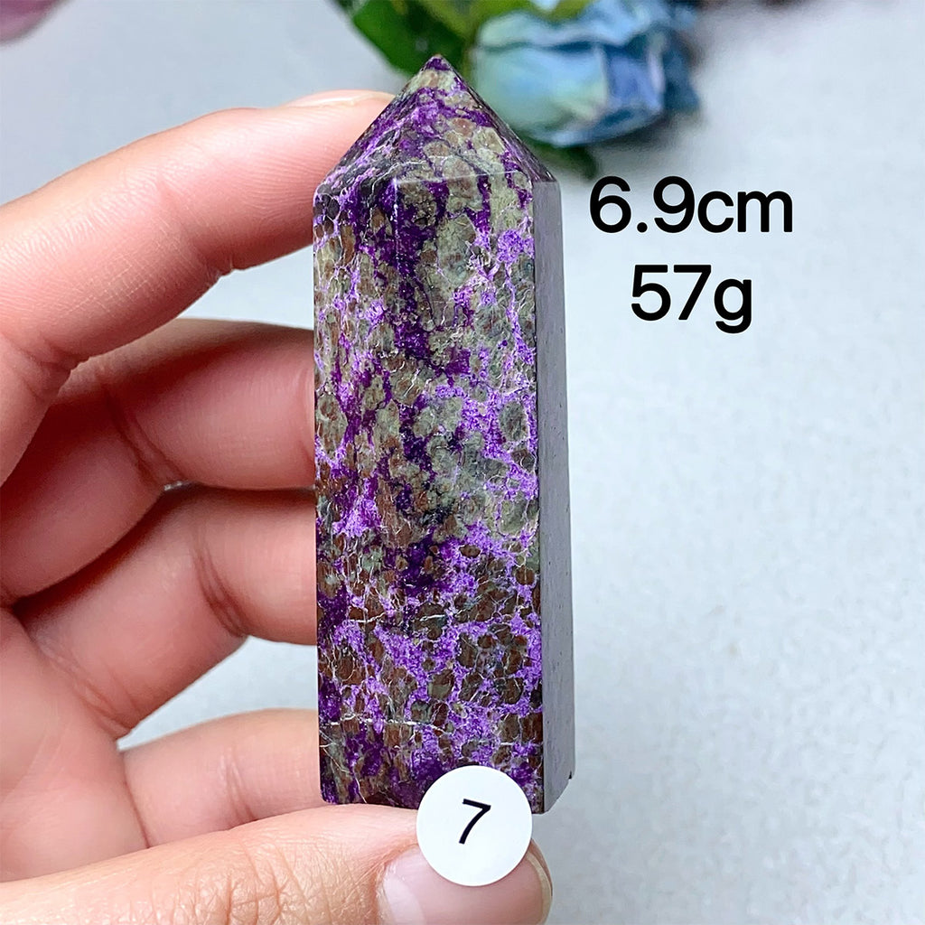 Natural Crystal Sugilite Tower