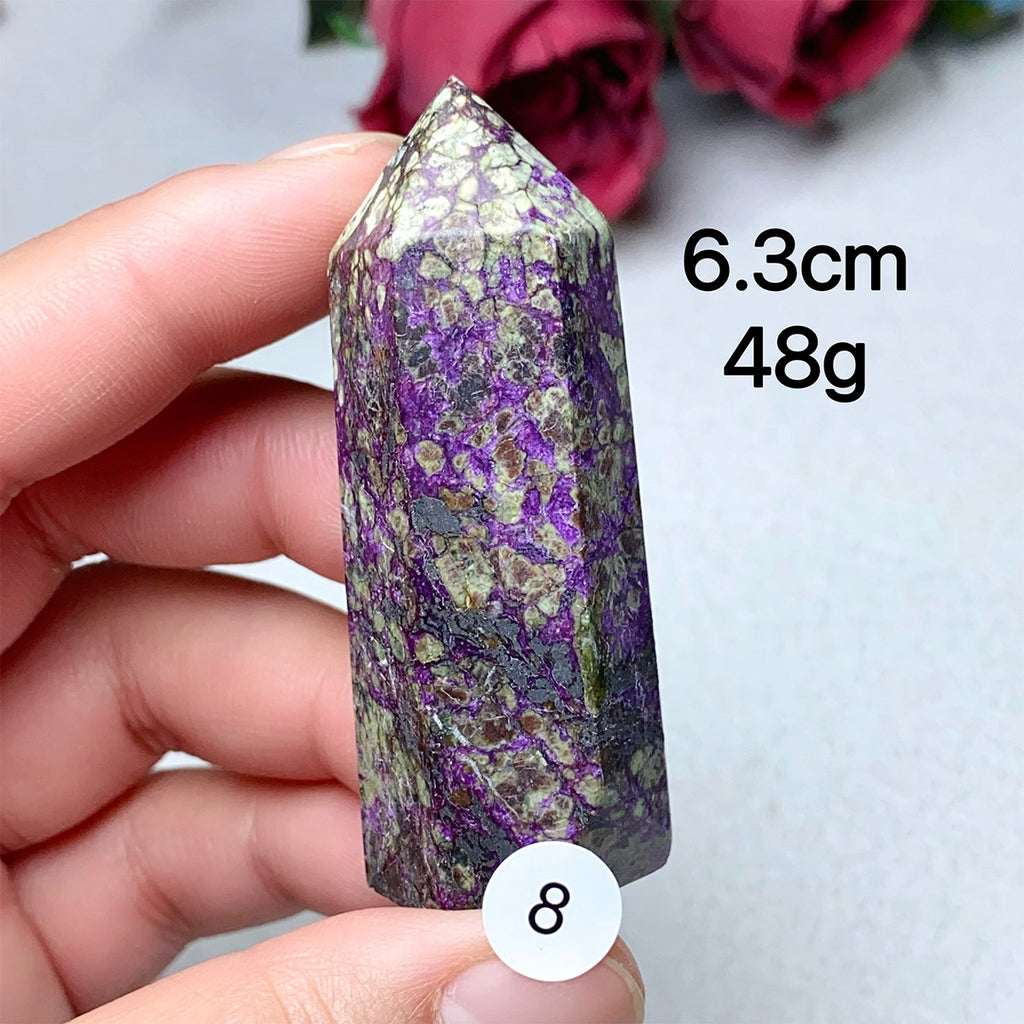 Natural Crystal Sugilite Tower