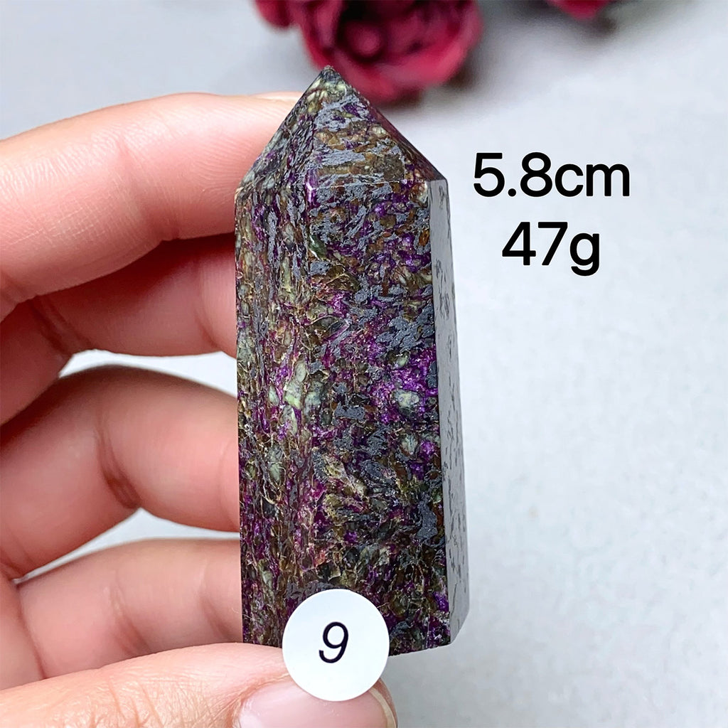 Natural Crystal Sugilite Tower