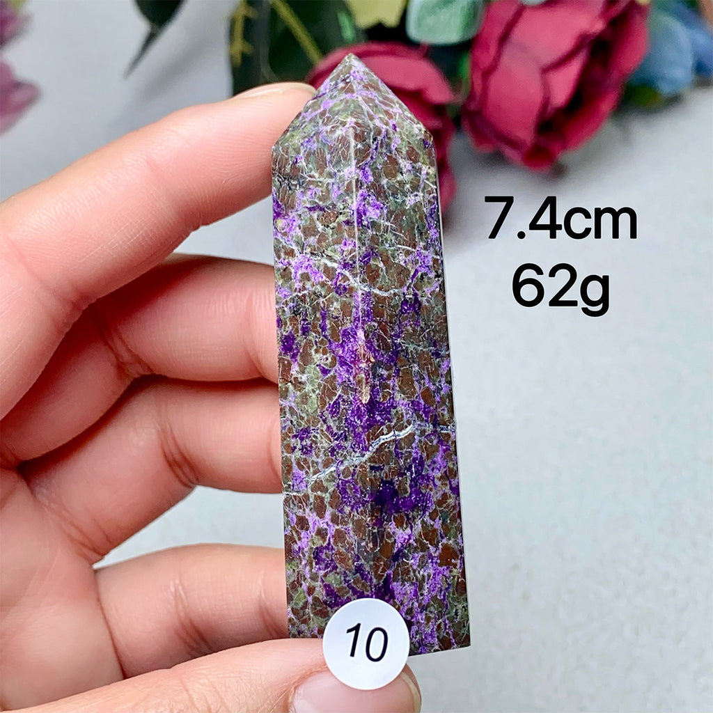 Natural Crystal Sugilite Tower