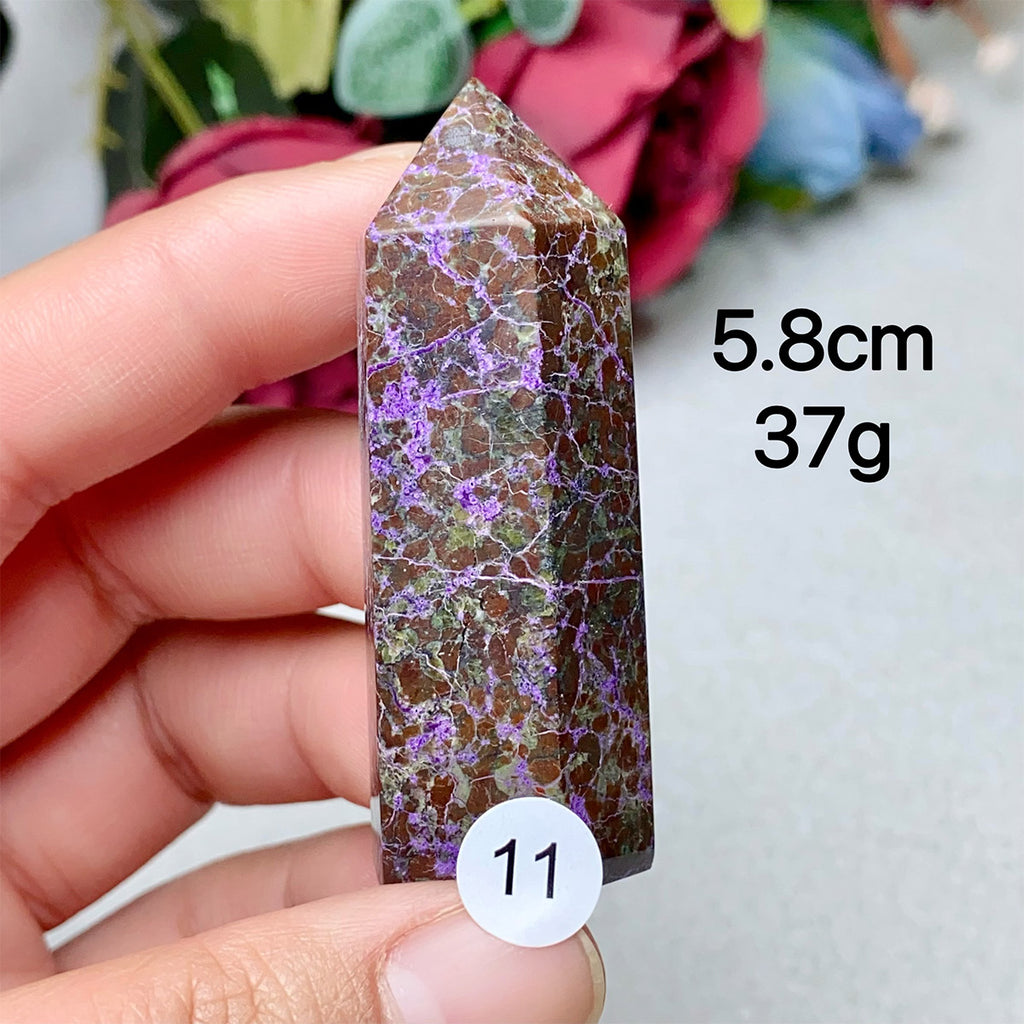 Natural Crystal Sugilite Tower