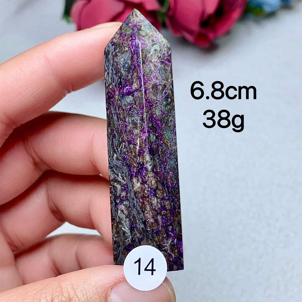 Natural Crystal Sugilite Tower