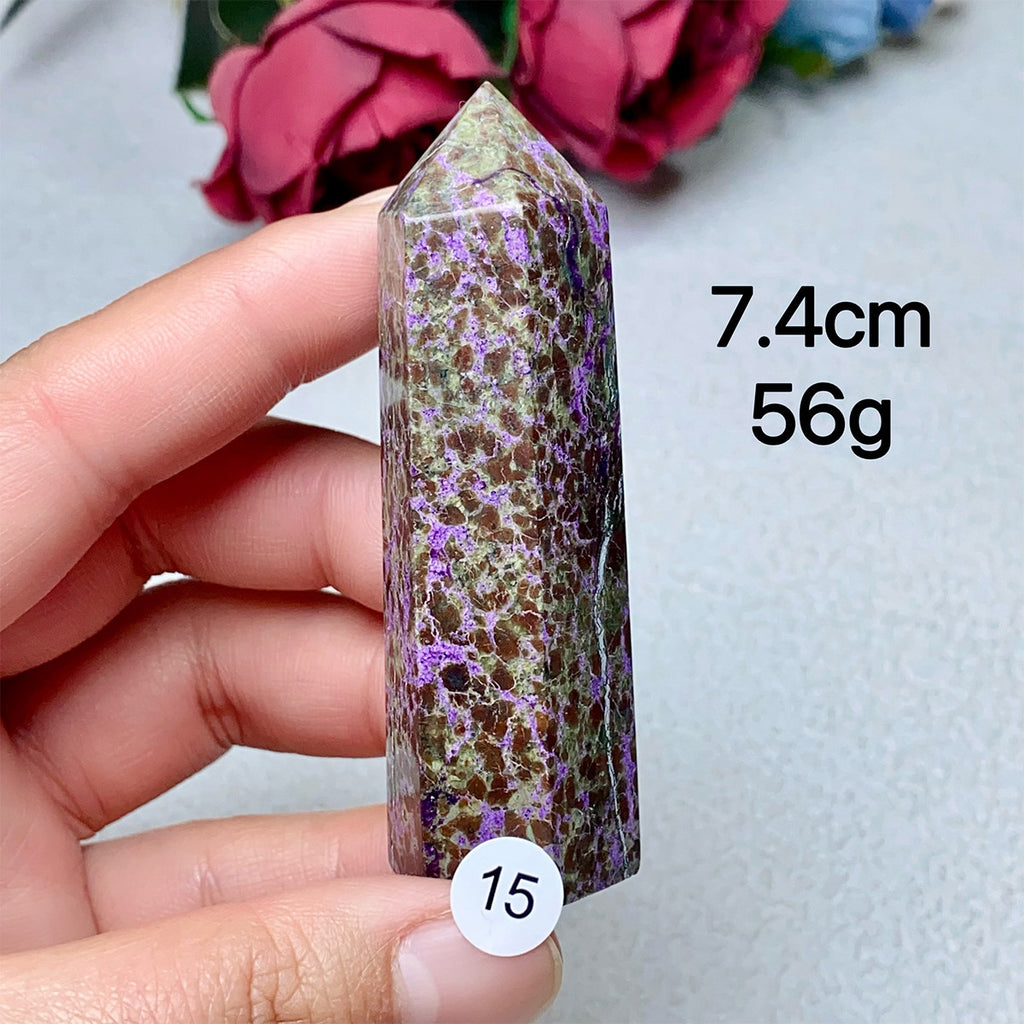 Natural Crystal Sugilite Tower