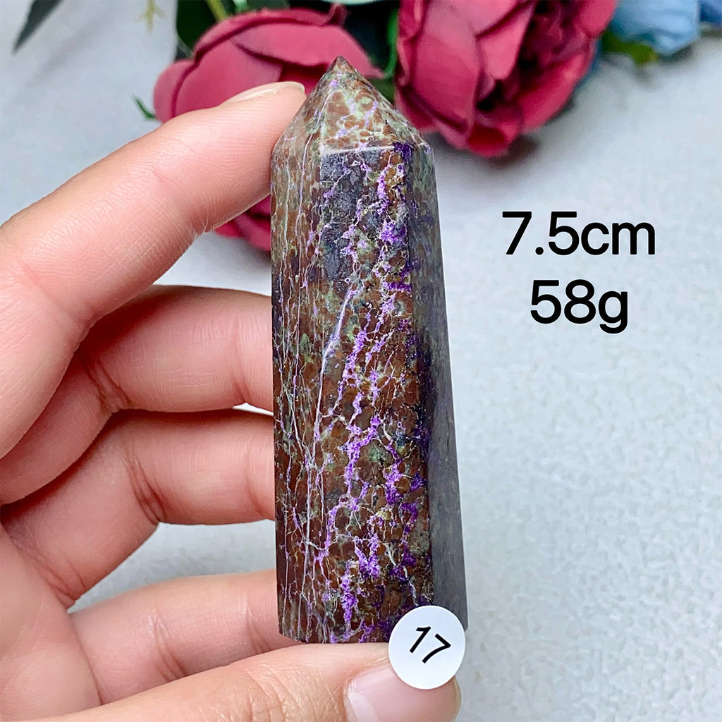 Natural Crystal Sugilite Tower