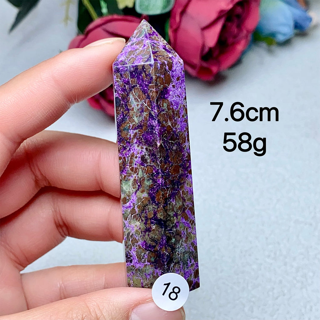 Natural Crystal Sugilite Tower