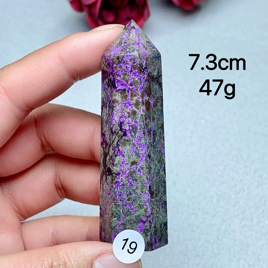 Natural Crystal Sugilite Tower